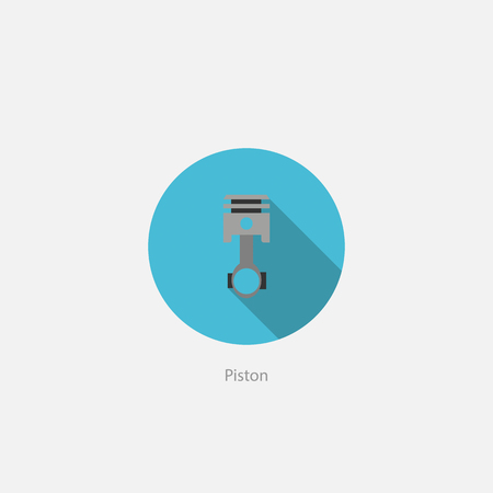 icon piston garage car auto parts maintenanceのイラスト素材