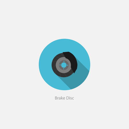icon brake disc garage car auto parts maintenanceのイラスト素材