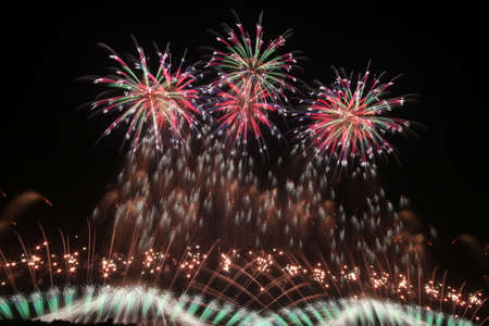 2019 Akagawa Fireworks Festivalの写真素材