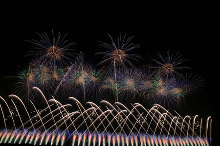 2019 Akagawa Fireworks Festivalの写真素材