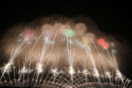 2019 Akagawa Fireworks Festivalの写真素材