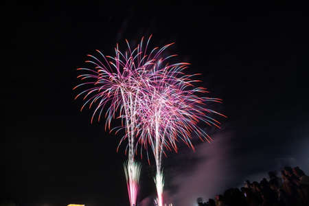 Tone River Fireworks Festivalの写真素材