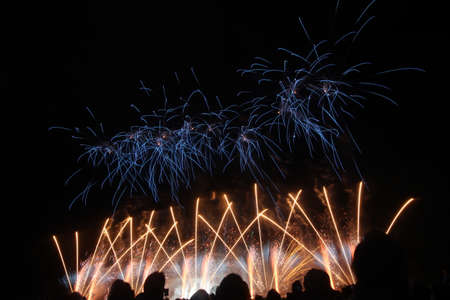 2018 Nagano Ebissa Fireworksの写真素材