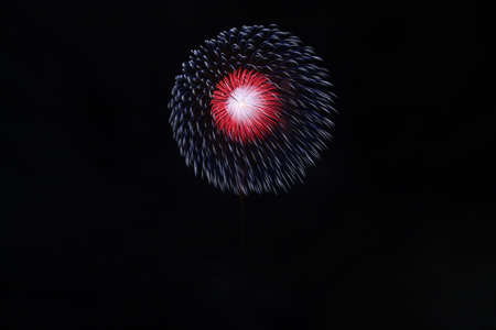 2018 Nagano Ebissa Fireworksの写真素材