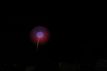 2019 Kashiwazaki fireworks displayの写真素材