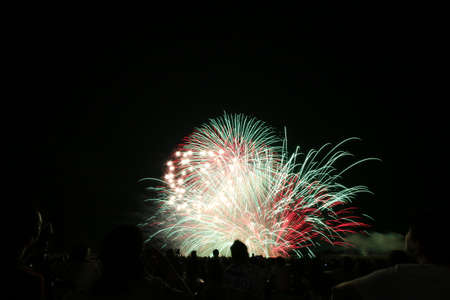 2019 Kashiwazaki fireworks displayの写真素材