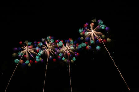 2019 Kashiwazaki fireworks displayの写真素材