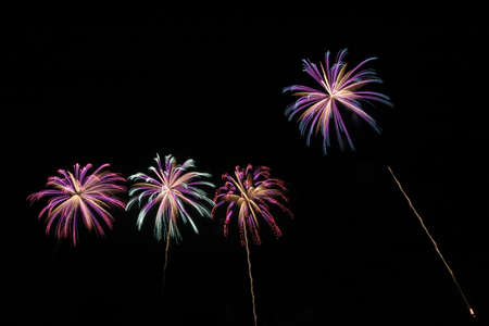 2019 Kashiwazaki fireworks displayの写真素材