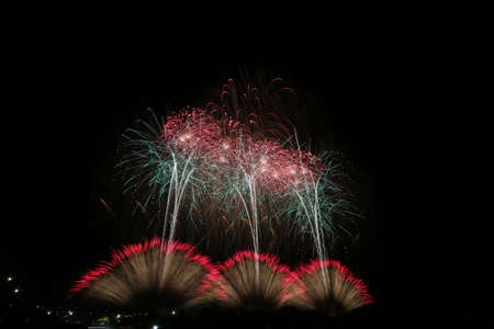 2019 Tsuneso River Fireworks Festivalの写真素材