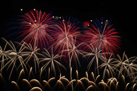 2019 Akagawa Fireworks Festivalの写真素材