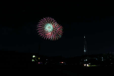 Fireworks in Seto Cityの写真素材