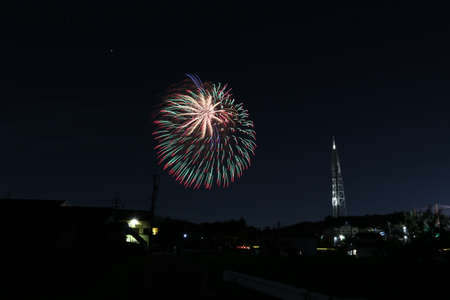 Fireworks in Seto Cityの写真素材