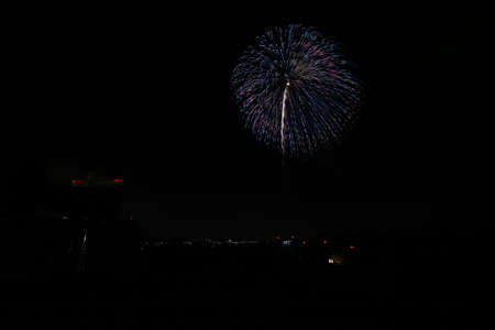 Nagoya Port Water Art Fireworksの写真素材