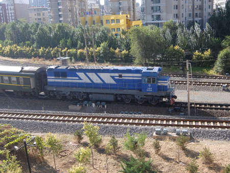 Rail cars in Chinaのeditorial素材