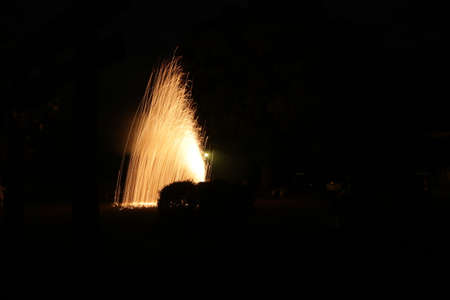 Toyohashi's traditional culture hand-made fireworksの写真素材