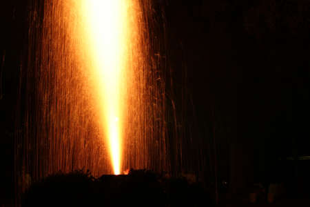 Toyohashi's traditional culture hand-made fireworks