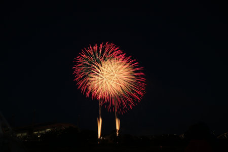 Fireworks Events in Toyota Cityの写真素材