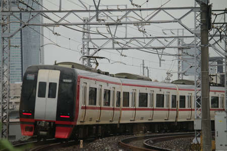 Trains of the Nagoya Railwayの写真素材