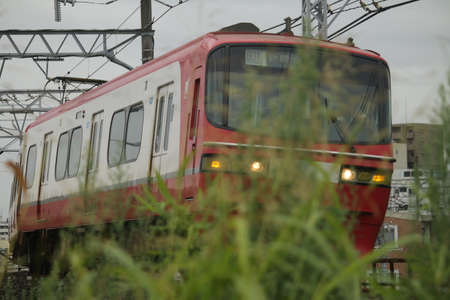 Trains of the Nagoya Railwayの写真素材