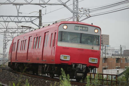 Trains of the Nagoya Railwayの写真素材