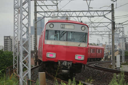 Trains of the Nagoya Railwayの写真素材