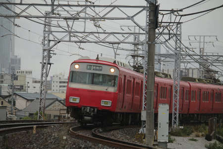 Trains of the Nagoya Railwayの写真素材