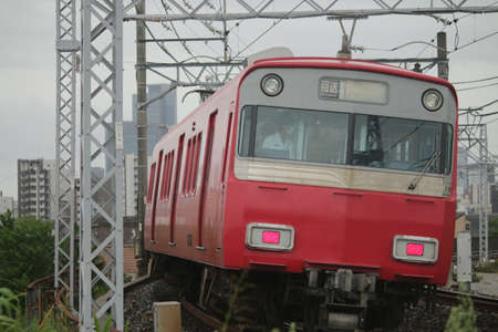Trains of the Nagoya Railwayの写真素材