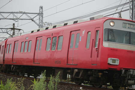Trains of the Nagoya Railwayの写真素材