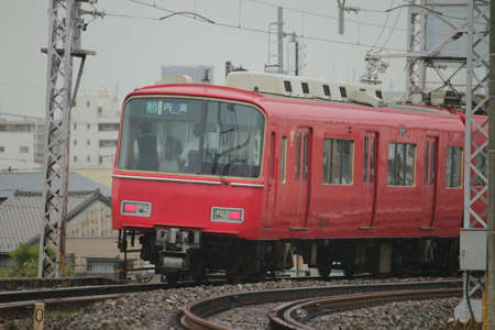 Trains of the Nagoya Railwayの写真素材