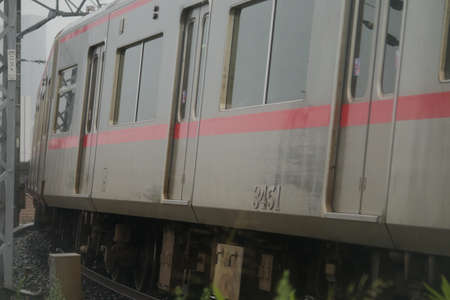 Trains of the Nagoya Railwayの写真素材