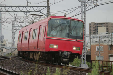 Trains of the Nagoya Railwayの写真素材
