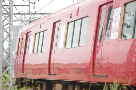 Trains of the Nagoya Railwayの写真素材