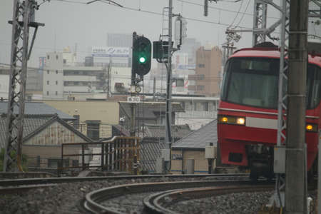 Trains of the Nagoya Railwayの写真素材