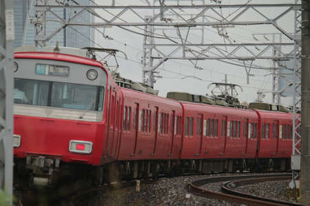 Trains of the Nagoya Railwayの写真素材