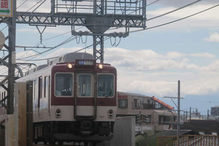 Nippon Steel Kintetsu Nagoya Line Trainの写真素材