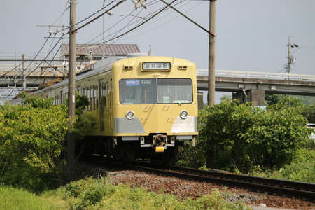 Sangi Railway Trainの写真素材