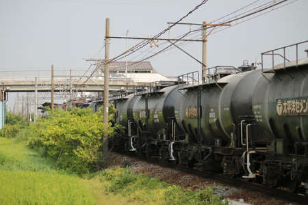 Sanki Railway Sangi Line Trainの写真素材