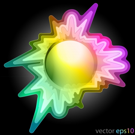 colorful splatter music editable label vector illustration のイラスト素材