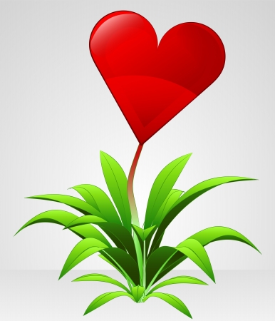 take care your love blossom concept illustrationのイラスト素材