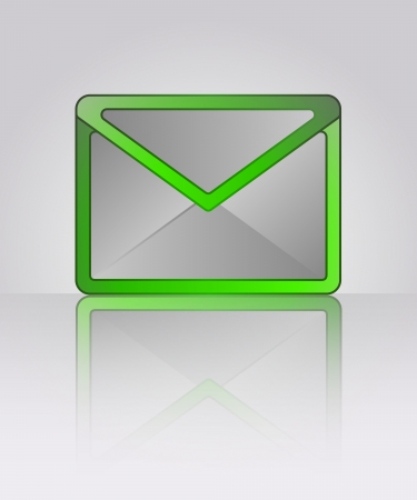 green positive vector red envelop information illustrationのイラスト素材