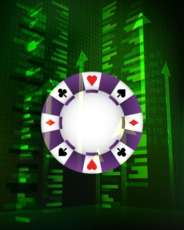 positive business growth results in bet games vector illustrationのイラスト素材