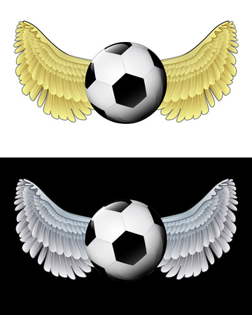 flying angelic ball icon in black and white set vector illustrationのイラスト素材