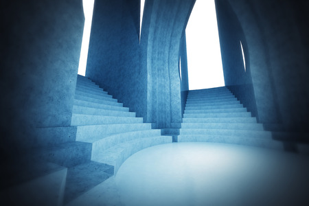 wallpaper scene of spiritual cathedral interior view illustrationの写真素材