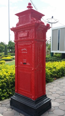 Thailand Retro Mailbox vs Satellite communicationの写真素材