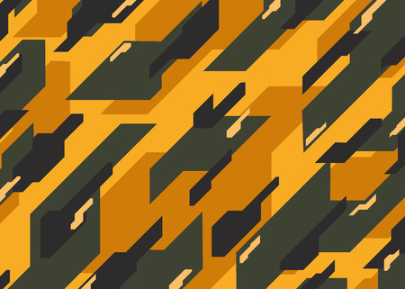orange camouflage pattern. Vector backgroundのイラスト素材