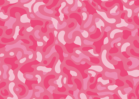 Pink modern camouflage seamless patternのイラスト素材