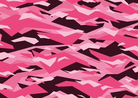 Pink modern camouflage pattern. vector background illustration for fashion, surface design for web, home decor, fashion, surface, graphic designのイラスト素材