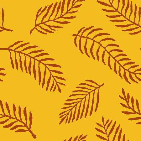 Abstract leaf seamless repeat pattern. Vector illustration background. For print, textile, web, home decor, fashion, surface, graphic designのイラスト素材