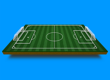 Soccer field isometric. Sport field isometric.の写真素材
