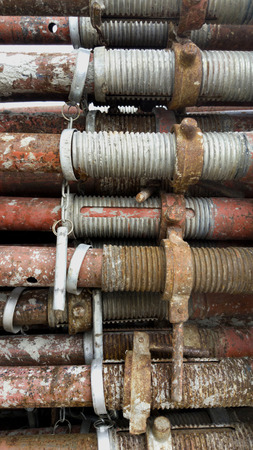 Stock of jack base in construction site, Thailandの写真素材